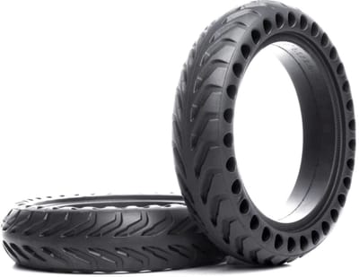 8.5 Inch Honingraat Massieve Band Compatibel met Xiaomi M365 Elektrische Scooter - Lekvrij & Schokabsorberend 2-pack