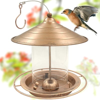 Dailygoods - Metalen Vogelvoeder voor Buiten - Hangend Voeder voor Tuinvogels
