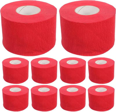 Haarknip Papier - Nek Strips - Kapsels Maken - Zacht en Rekbaar - 10 Stuks - Wit