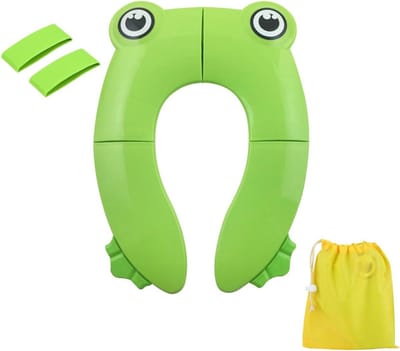 Inklapbare toiletbril voor kinderen met tas - veilig en hygiënisch