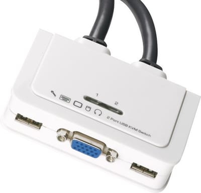 EFB Elektronik EB977 KVM-switch Wit