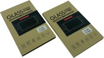 Knaak Screen Protector geschikt voor Nintendo Switch - 9H Gehard Glas - 2 stuks