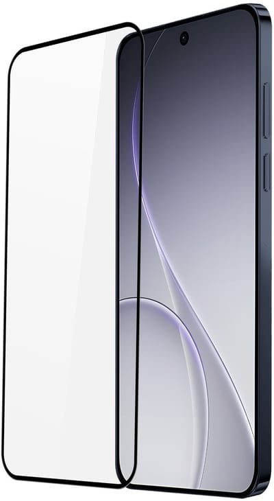 Dux Ducis Screen Protector - Geschikt voor OPPO Reno15 F Screen Protector - Dux Ducis Full-Cover Tempered Glass - Zwart