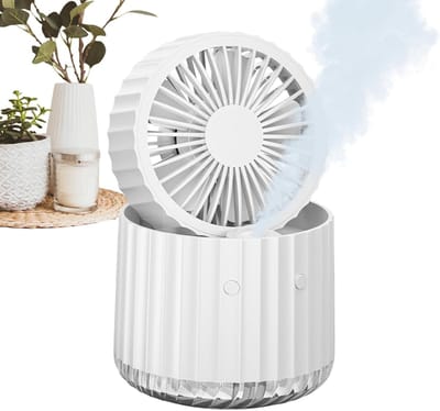 Monsieur Fan, ventilateur de brouillard d'eau | Ventilateur de brumisation et de pulvérisation de table - Bureau Portable d'extérieur, ventilateur d'eau électrique à pulvérisation