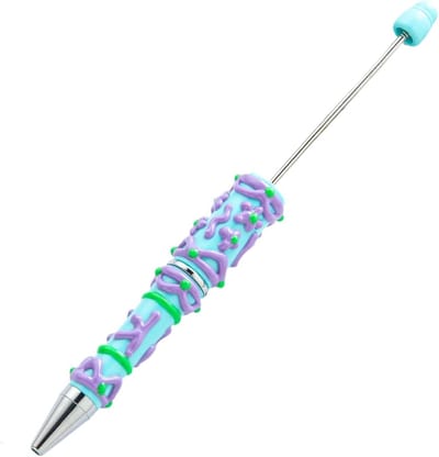 Parelpen Kogelvormig - Focus stiften - Sieraden maken - Sneldrogende inkt - 145 cm - Blauw Paars