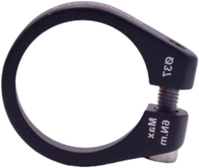 Zadelklem - Zadelpenklem - Fiets Reparatie - Vergroot Gat - 37 mm - Zwart