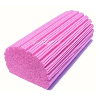 Magische Spons Stofdoek PVA Natte Schoonmaak Doek Spons Afwasbak Multifunctionele Vlekverwijdering Huishoudelijke Spons Schoonmaakborstel Accessoires 1pc rozerode kleur