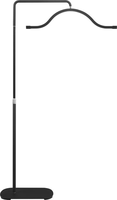 Deluxe LED Moon Light Cloud Zwart - NIEUWSTE MODEL - Salonlamp - Moonlight Cloud - Behandellamp - Incl. smartphonehouder + Planchet - Beauty Lamp- Tattoo - Massage - Nagelstyliste - Make-up – Wimper Extensions – Lash Lift - Salon Lamp – schoonheidssa