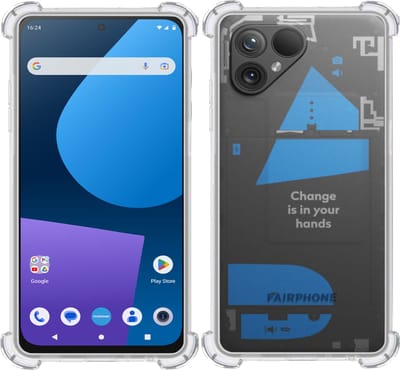 Hoesje geschikt voor Fairphone 5 – Extreme Shock Case – Cover Transparant