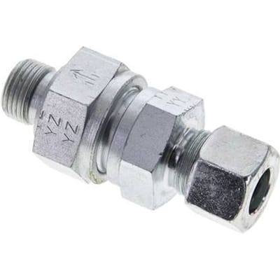 12L (M18x1.5) & G3/8'' Regeling-In Elektrolytisch verzinkt Stalen Terugslagklep Snijring Buitendraad 1-250 bar ISO 8434-1