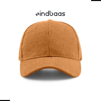 Legend Cap Basic - eindbaas - Corduroy - Camel - Camel corduroy pet