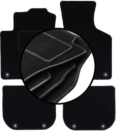 Complete set veloursmatten voor: Audi A3 8L hatchback (1996-2001)