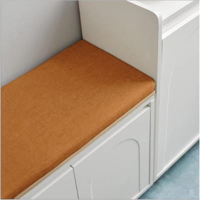 Bankkussen - Zitmat Kussen - Buiten Meubilair - Hoge Veerkracht Spons - 120x45x5cm - Oranje