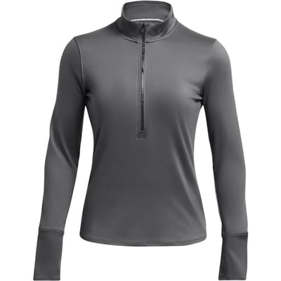 Under Armour Qualifier Run Fleece Met Halve Rits Grijs M Vrouw