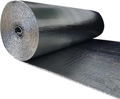 Isolatiefolie - Radiatorfolie noppenfolie - Energie besparen - Dubbellaags reflecterend - Aluminium