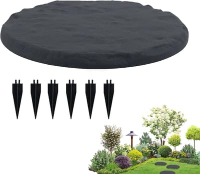 Decoratieve Stapstenen - Tuinpad Bestrating - Buiten Verfraaiing - Stevig PP-hars Materiaal - Circa 39 cm