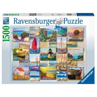 Ravensburger puzzel Coastal Collage - Legpuzzel - 1500 stukjes