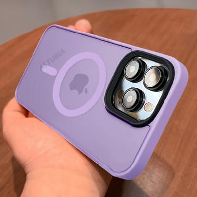 Luxe Matte Transparante Schokbestendige Hoes Voor iPhone 15 14 Plus 13 12 11 Pro Max Magnetische Draadloze Oplading Lensbeschermingshoes For iPhone 13 14