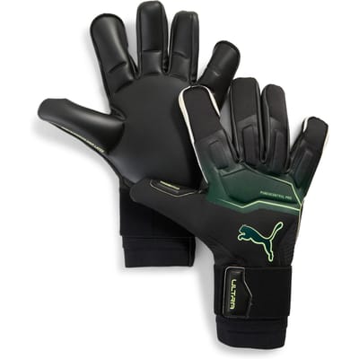 Puma Ultra Ultimate Hybrid Black Green - Keepershandschoenen - Maat 8