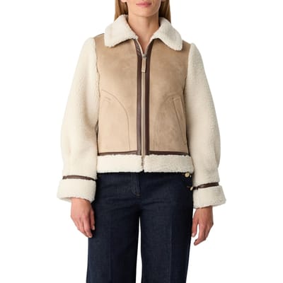Comma  Jacket Outdoor Brown Maat: L | Faux-Fur Jassen Outlet | Dames | Bruin