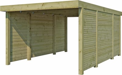 Woodlands Carport Q-Line QB Combinatie C 307 x 554 cm