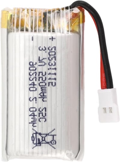 Krachtige 3.7V 550mAh Lithium batterij voor drones, Lipo accu met XH2.54 plug voor UAV en detectievliegtuigen