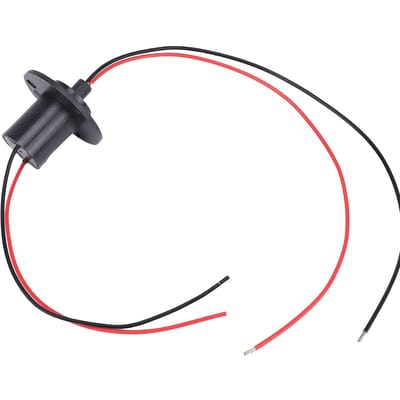 Elektrische Sleepring 2 Draads 10A 250RPM 22mm Diameter 360 Graden Rotatie Elektrische Koppeling voor Testapparatuur Draaitafel