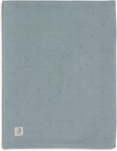 Babydeken Gebreid - Wiegdeken Warm - Baby Comfort - Oeko-Tex Gecertificeerd - 75 x 100 cm - Zeegroen