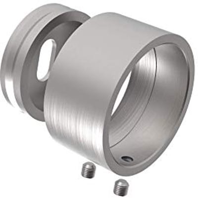 Leuningen buisverbinder roestvrij staal wandanker 42,4mm