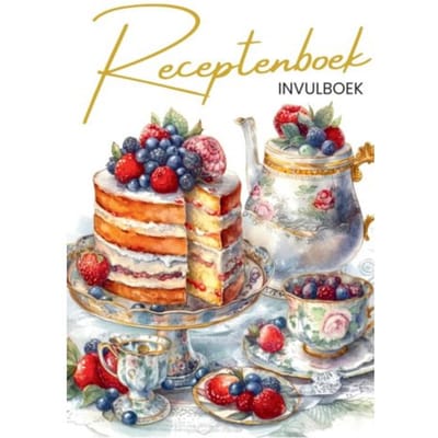 Receptenboek Invulboek En Recepten Verzamelboek: Bewaar Mijn Recepten - Leefstijl Boeken