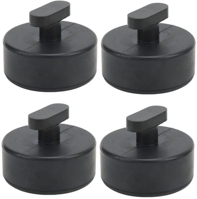 Dailygoods- Jack Pad - 4 Stuks - Rubber - Ondersteuning Pad - Vervanging voor C5/C6/C7/C8/GS/Z - Essentieel Accessoire - Hoogwaardige Grip - Krikpuck