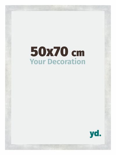 Your Decoration - Puzzellijst 50x70 cm - Zilver Glanzend Vintage - Puzzellijst 500-1000 stukjes - MDF Fotolijst - Mura