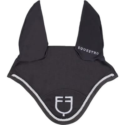 Vliegenmasker voor paard met trekkoord Equestro