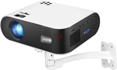 Beamer Muurbeugel - Projector Houder - Optimale Kijkhoek - 360° Verstelbaar - 1 Gram - Wit