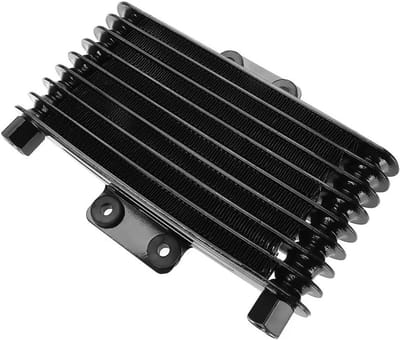 Solidchoice- Oliekoeler - Verbeterde motorprestaties - Universele oliekoeler - Aluminium - Capaciteit 125 ml - Lengte 250 mm - Vermindert motorslijtage - Motoroliekoeler