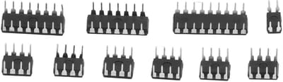 Dailygoods - 85 Stuks IC Assortiment Kit met Geïntegreerde Circuit Chips