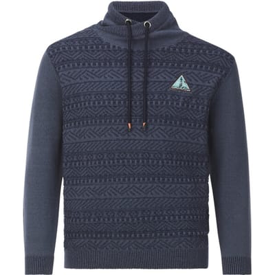 Jan Vanderstorm herren Trui - 52/54 - donkerblauw - Plus Size