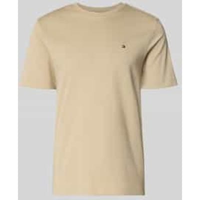 Regular fit T-shirt van puur katoen