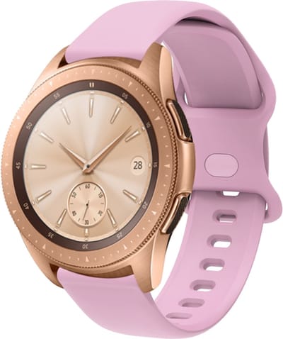 Siliconen bandje - geschikt voor Garmin Vivoactive 4 / Venu 2 / Venu 3 / Forerunner 255 / 265 - lila