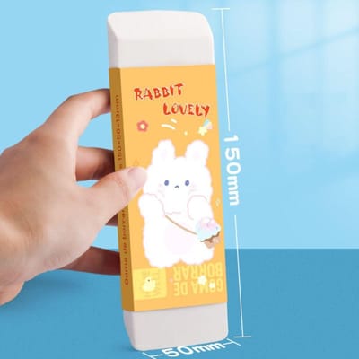 Cartoon Enorme Gum Super Groot Blok Potloodgum Zonder Sporen Achter te Laten Student Kunst Schilderen Rubber Gum white