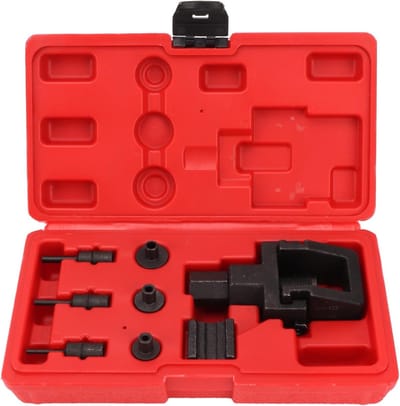 Professionele Kettingbreker en Rivet Set voor Motorfietsen - 8-delige Gereedschapsset voor Kettingreparatie en Onderhoud van 520 525 530 532 Kettingen