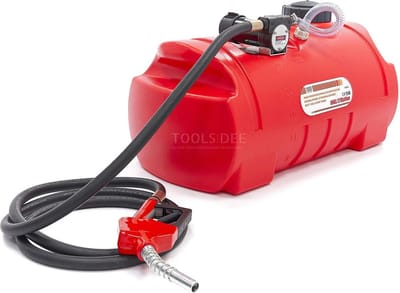 HBM Professional elektrisk dieselpump, bränsleoljepump med 100 liters tank - Bränslepump - Dieselpump - Diesel - Eldningsolja - 12 volt - 40 l/min