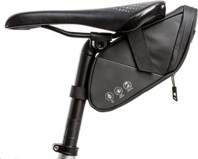 Zadeltas Fietstas - Onderzadel tas - Fietsen Opbergen - Reflecterende Coating - 1.5 Liter Capaciteit - Zwart