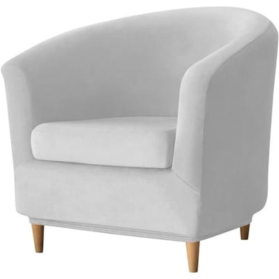 2 stuks/set Velvet Club Fauteuilhoezen Stretch Fauteuilhoes Bankhoes met Zitkussenhoes voor Kuip Bar Balie Woonkamer 1 piece