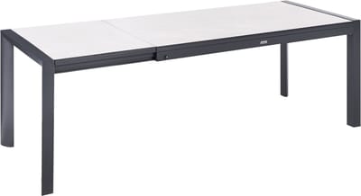 BINASCO - Tuintafel uitschuifbaar - Beige - HPL/Aluminium