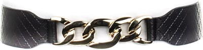 b.belt Leren Riem Giorgia Belt W75 Black Zwart
