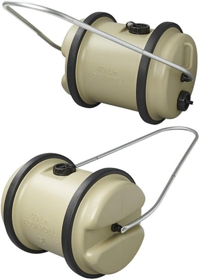Aquaroll Schoonwatertank - 40 liter - Beige - Gemakkelijk Verrijdbaar