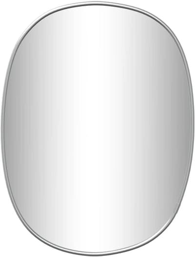 Wandspiegel - Spiegel Glas - Interieur Decoratie - Stabiel PVC Frame - 30 x 25 cm - Zilverkleurig