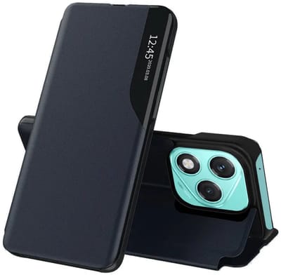 Hoesje geschikt voor HONOR 400 Lite - Techsuit eFold Book Case - Donkerblauw