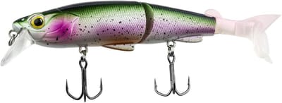 FISHN Hybride Swimbait MinnowOne, hardbait, kunstaas, 12,5 cm, 17,5 g, snoek, snoekbaars, baars en forel, met 2 reservestaartvinnen